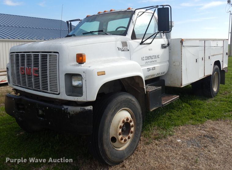 image for item GY9008 1994 GMC TopKick utility truck