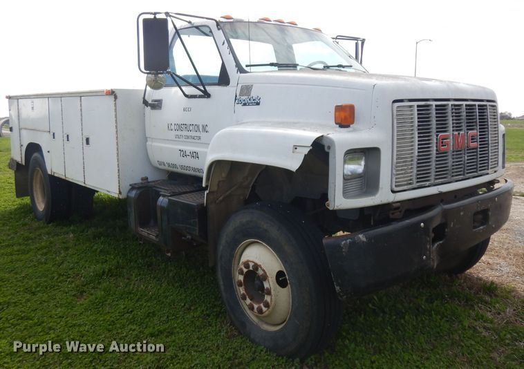 image for item GY9008 1994 GMC TopKick utility truck