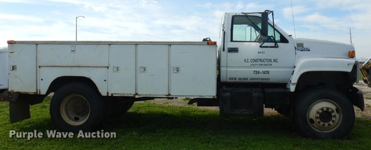 image for item GY9008 1994 GMC TopKick utility truck