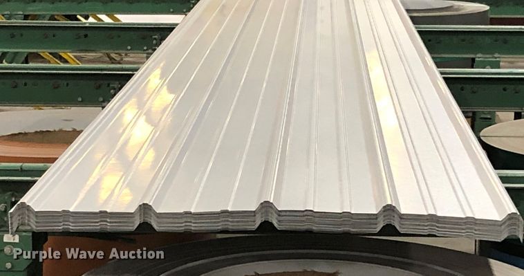 image for item H1356 (60) sheets of metal roofing/siding