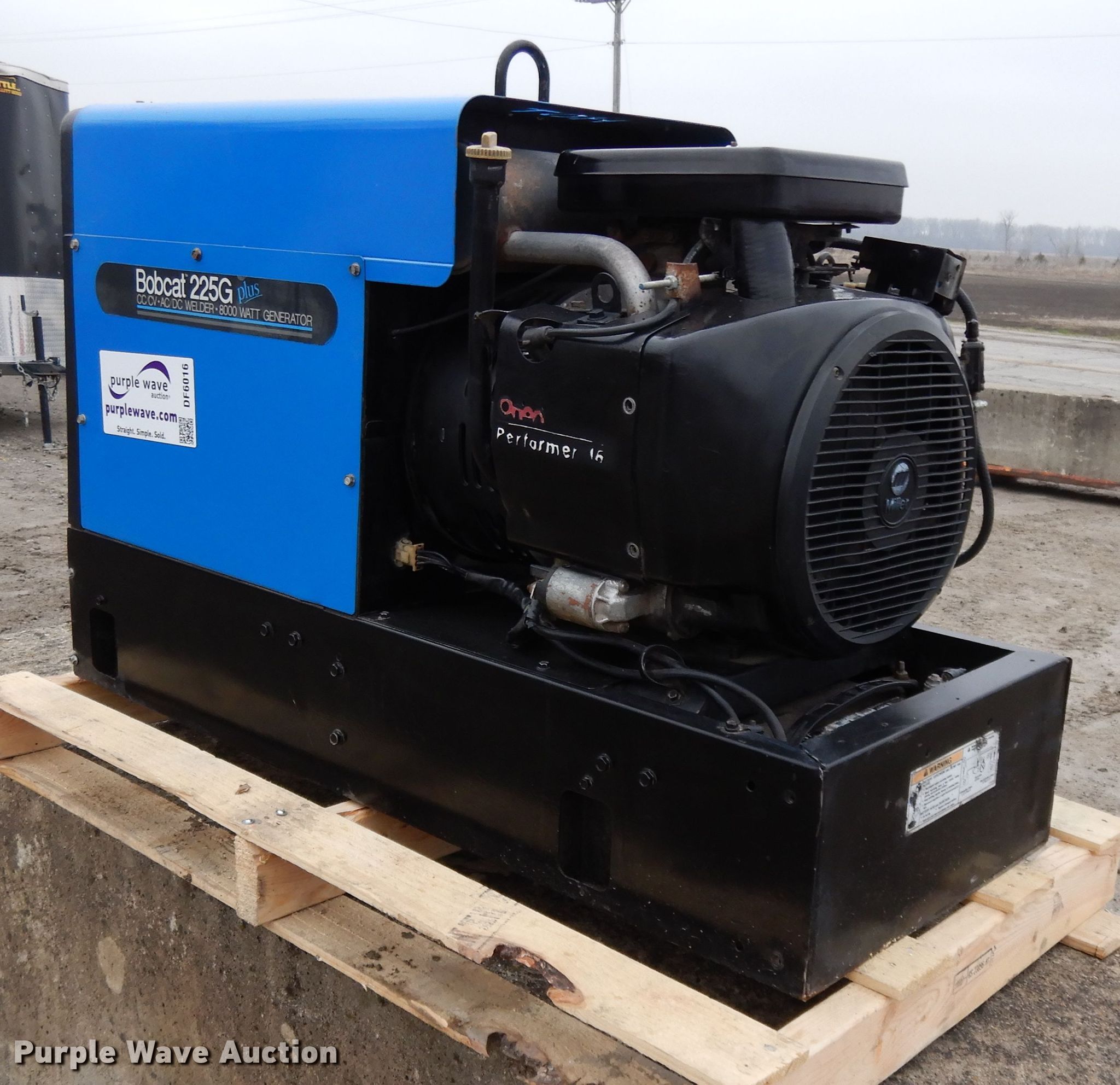 Miller Bobcat 225G welder/generator in Rushville, MO Item DF6016 sold