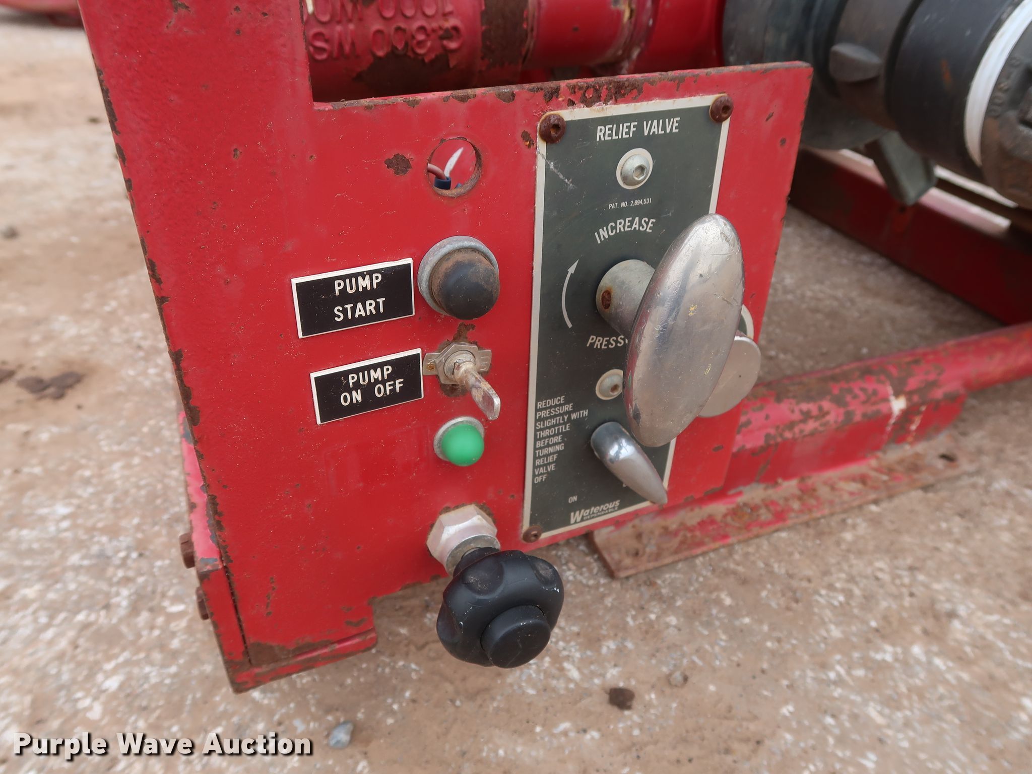 Waterous SV454030C pump in Oklahoma City, OK Item DG7146 sold