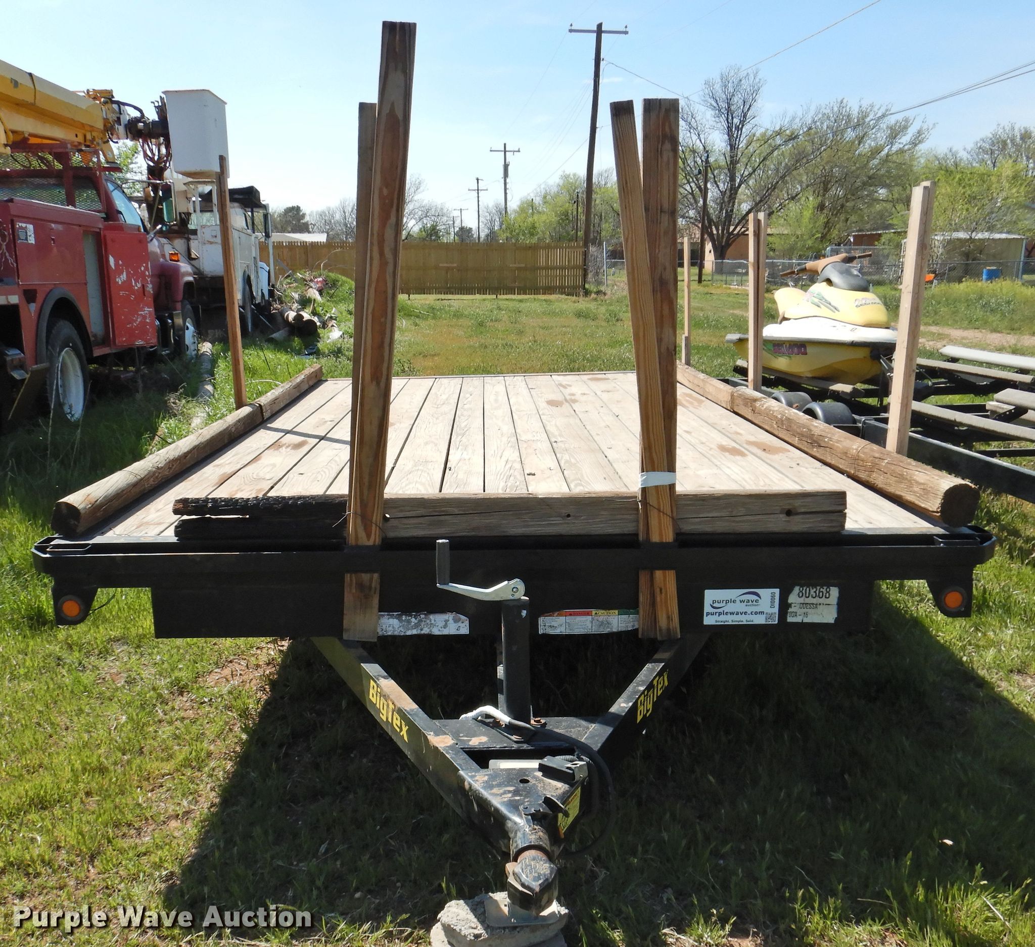 2015 Big Tex 700A16 utility trailer in Quitaque, TX Item DI0060 sold