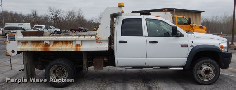 image for item DF3039 2009 Dodge Ram 5500HD Quad Cab dump truck