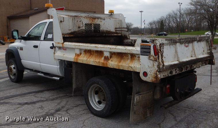 image for item DF3039 2009 Dodge Ram 5500HD Quad Cab dump truck