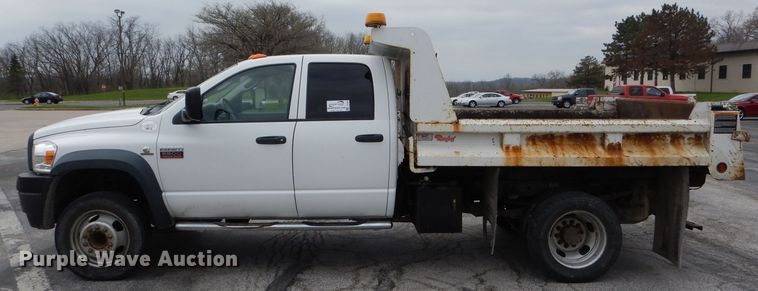 image for item DF3039 2009 Dodge Ram 5500HD Quad Cab dump truck