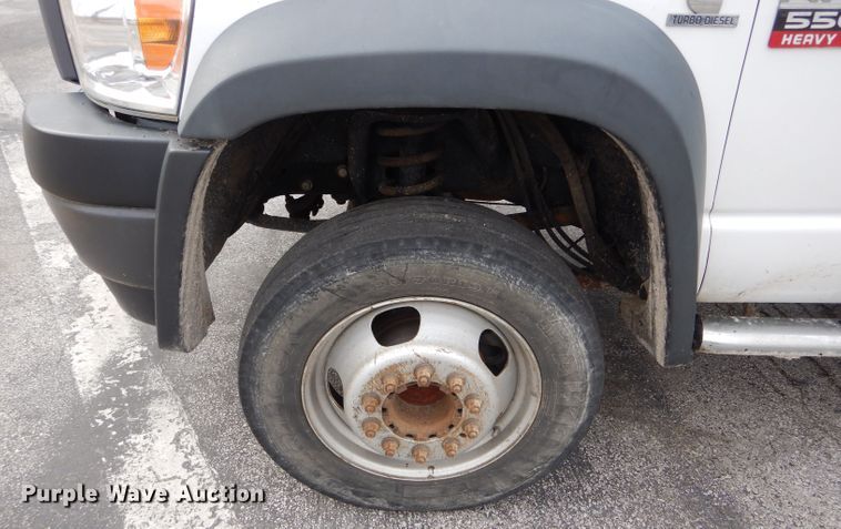 image for item DF3039 2009 Dodge Ram 5500HD Quad Cab dump truck