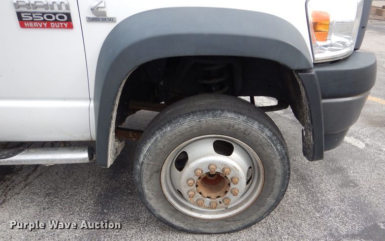 image for item DF3039 2009 Dodge Ram 5500HD Quad Cab dump truck