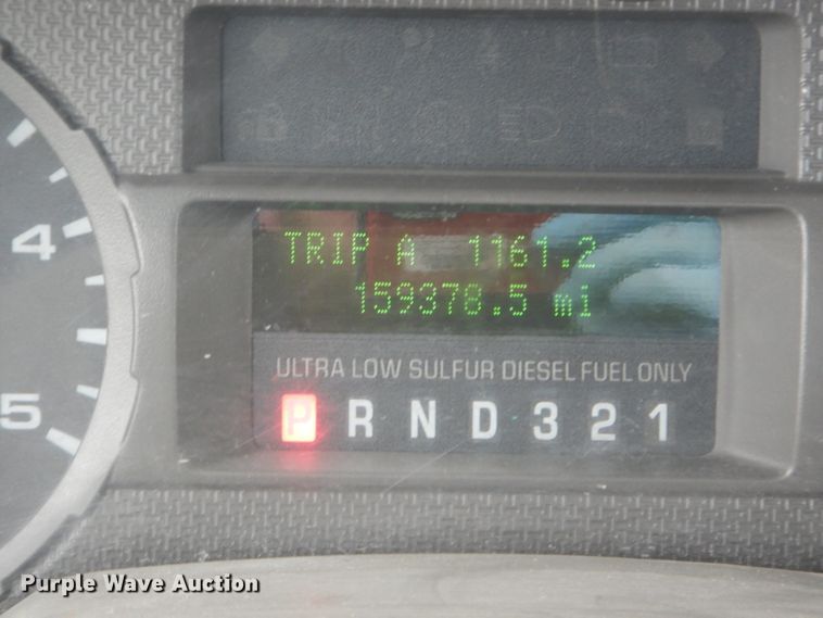 image for item DF3040 2008 Ford F550 Super Duty XL Crew Cab dump flatbed truck