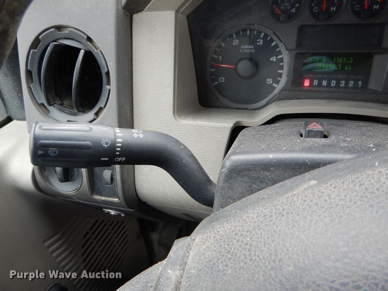 image for item DF3040 2008 Ford F550 Super Duty XL Crew Cab dump flatbed truck