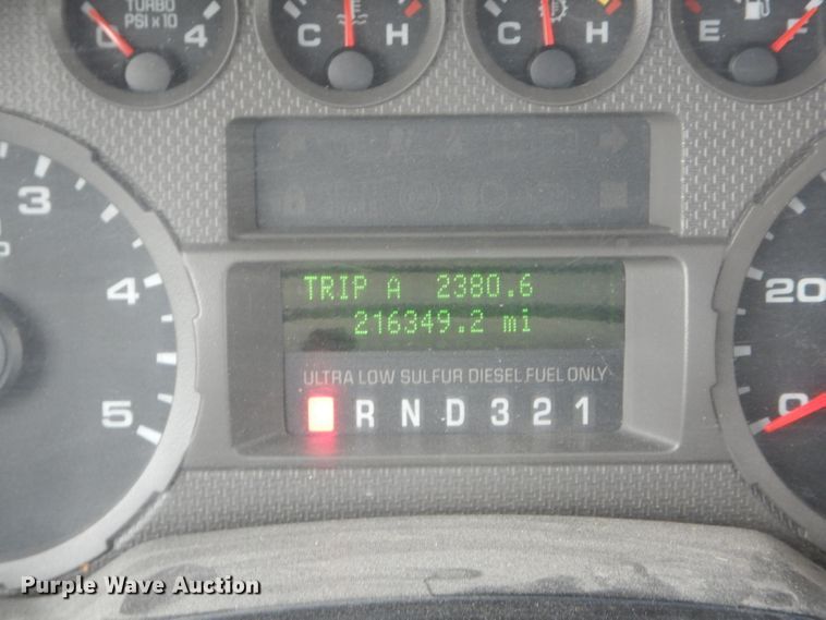 image for item DF3041 2008 Ford F450 Super Duty XL Crew Cab dump flatbed truck