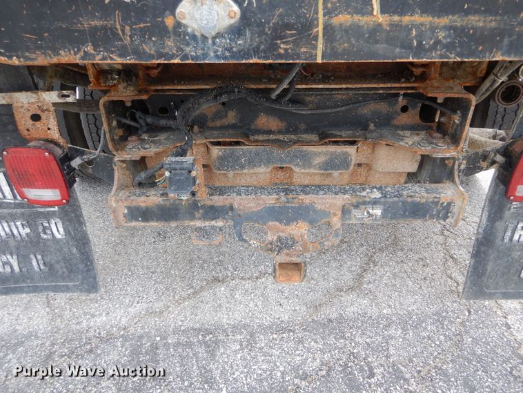 image for item DF3041 2008 Ford F450 Super Duty XL Crew Cab dump flatbed truck