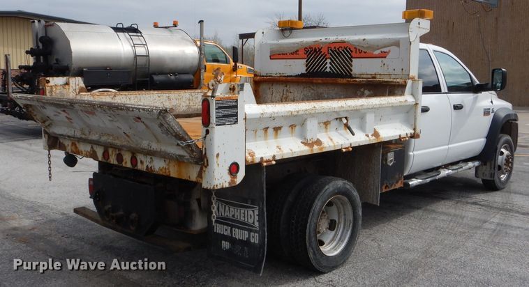 image for item DF3042 2009 Dodge Ram 5500HD Quad Cab dump truck