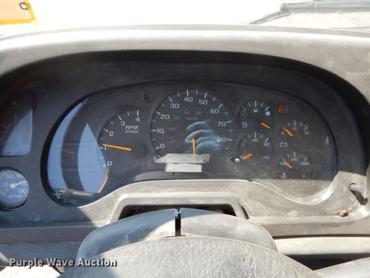 image for item DF3055 2004 GMC T7500 street sweeper