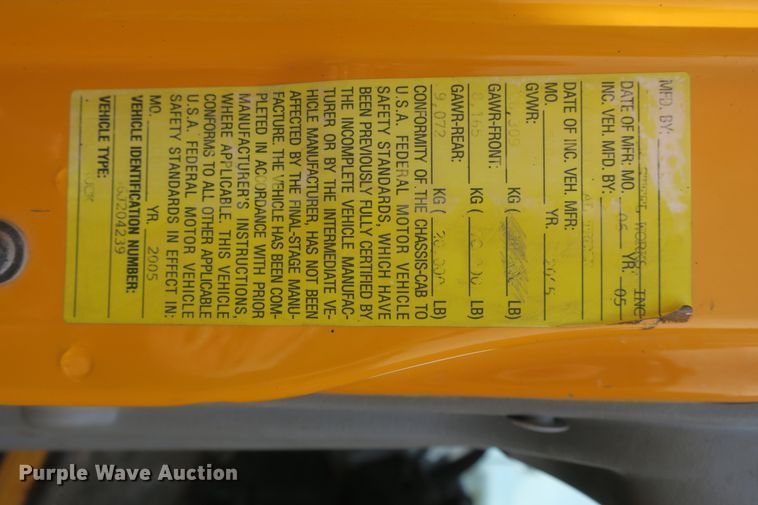 image for item DF5111 2006 International 7500 dump truck