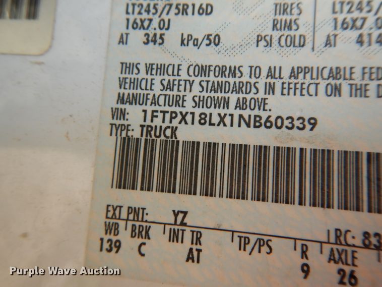 image for item DH2440 2001 Ford F150  SuperCab pickup truck