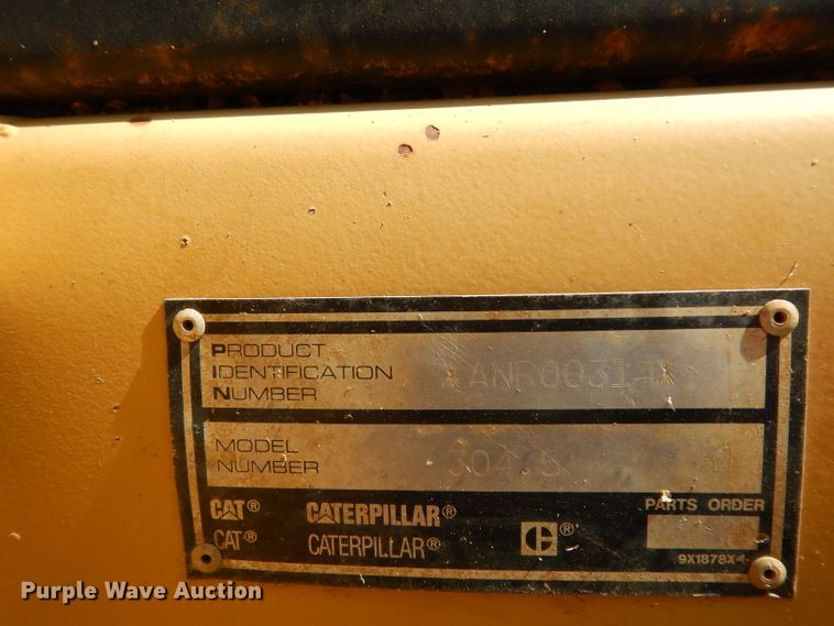 image for item DH2445 Caterpillar 304.5 mini excavator