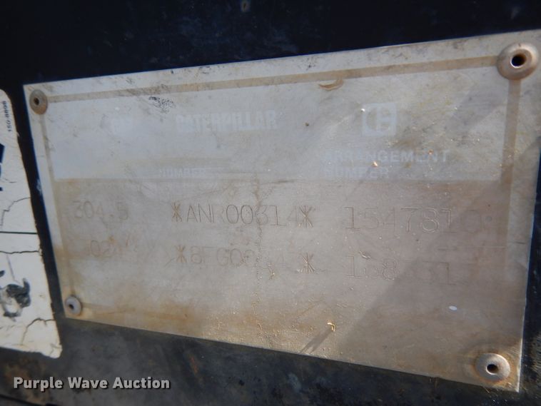 image for item DH2445 Caterpillar 304.5 mini excavator