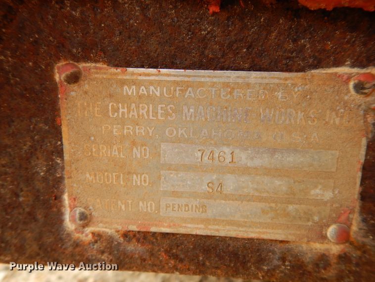 image for item DH2452 Charles Machine Works S4 utility trailer