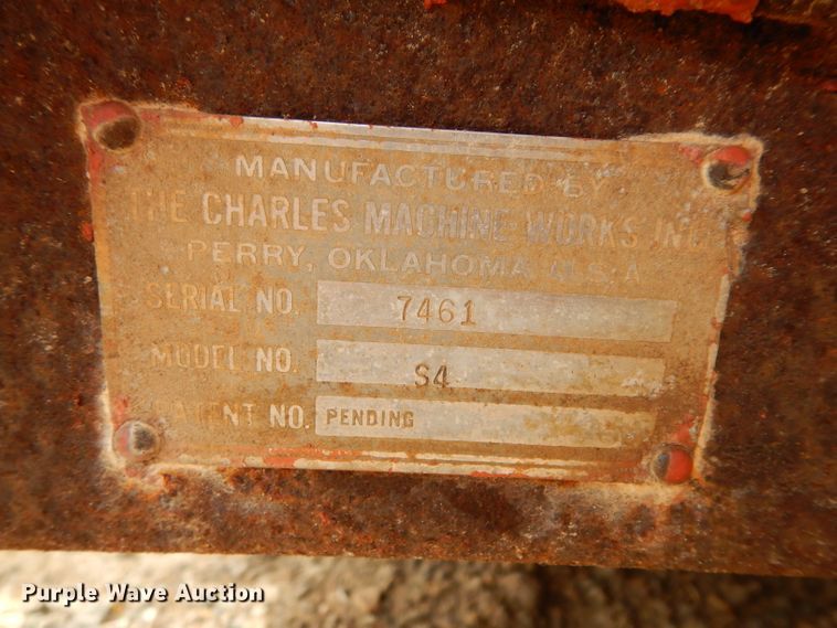 image for item DH2452 Charles Machine Works S4 utility trailer