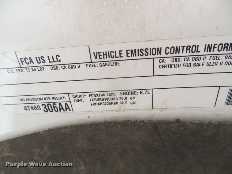 image for item DH4875 2015 Dodge Ram 1500  Crew Cab pickup truck