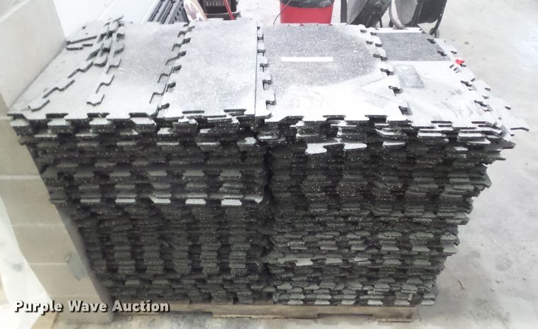 image for item EM9963 Inter-locking rubber exercise flooring