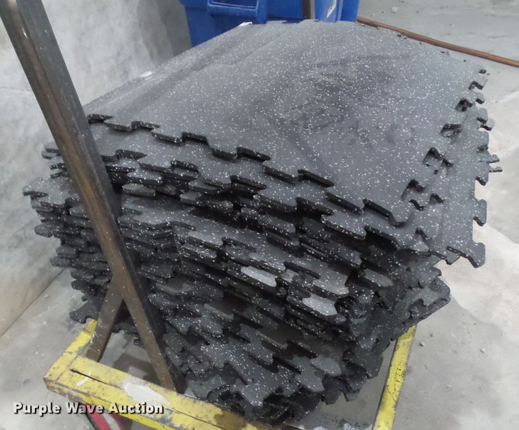 image for item EM9963 Inter-locking rubber exercise flooring