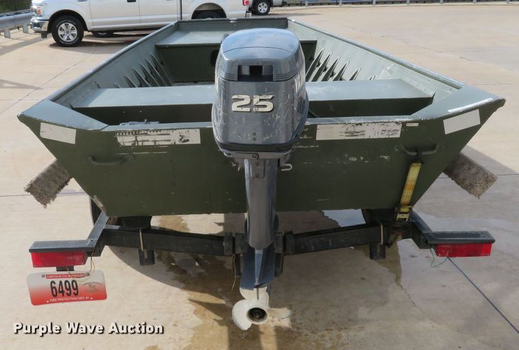 image for item GI9164 2005 Alumacraft 1648 jon boat