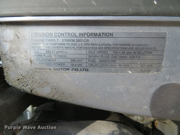 image for item GI9164 2005 Alumacraft 1648 jon boat