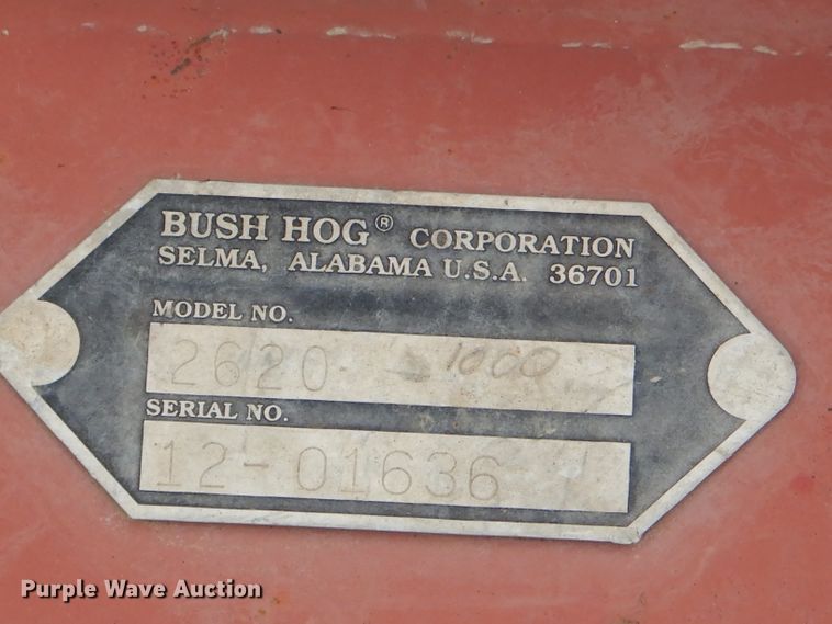 image for item GP9032 Bush Hog 2620 batwing rotary mower