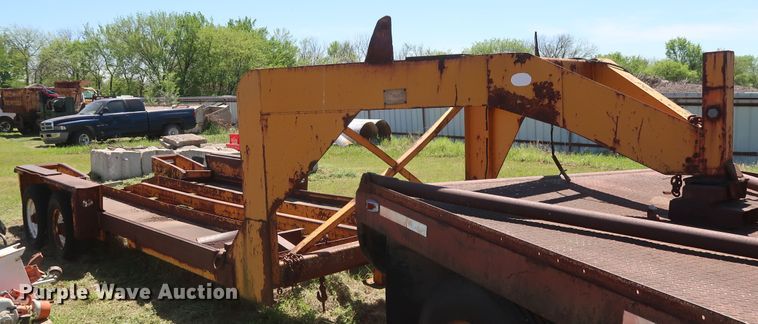 image for item GS9806 1984 Belshe T-2GN equipment trailer