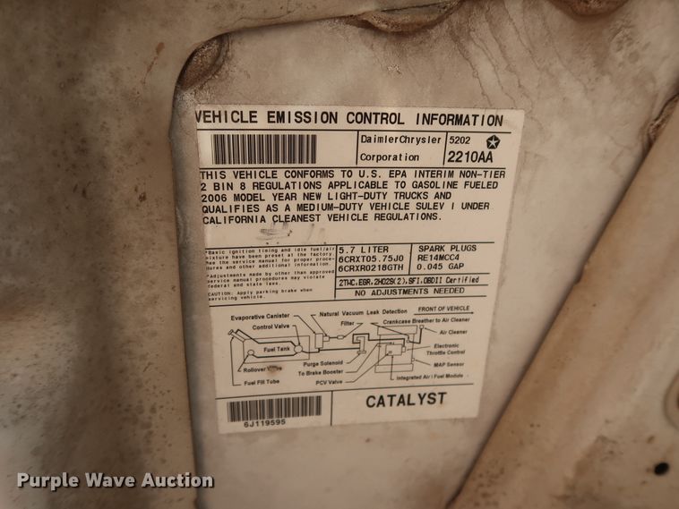 image for item GS9812 2006 Dodge Ram 1500  Quad Cab pickup truck