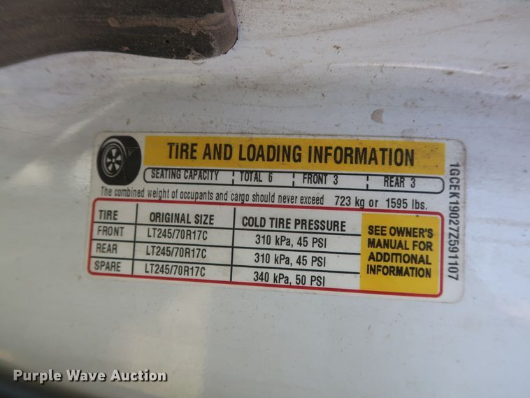 image for item GS9817 2007 Chevrolet Silverado 1500  Ext. Cab pickup truck