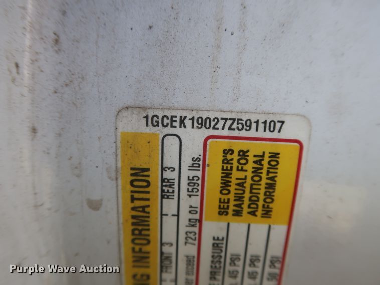 image for item GS9817 2007 Chevrolet Silverado 1500  Ext. Cab pickup truck