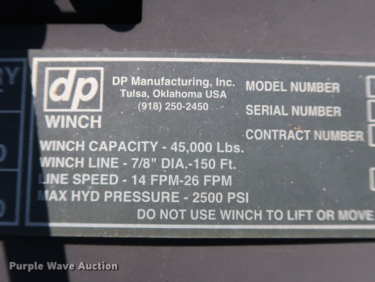 image for item GS9822 DP 53724 winch
