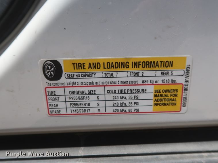 image for item GS9831 2011 Chevrolet Traverse  SUV