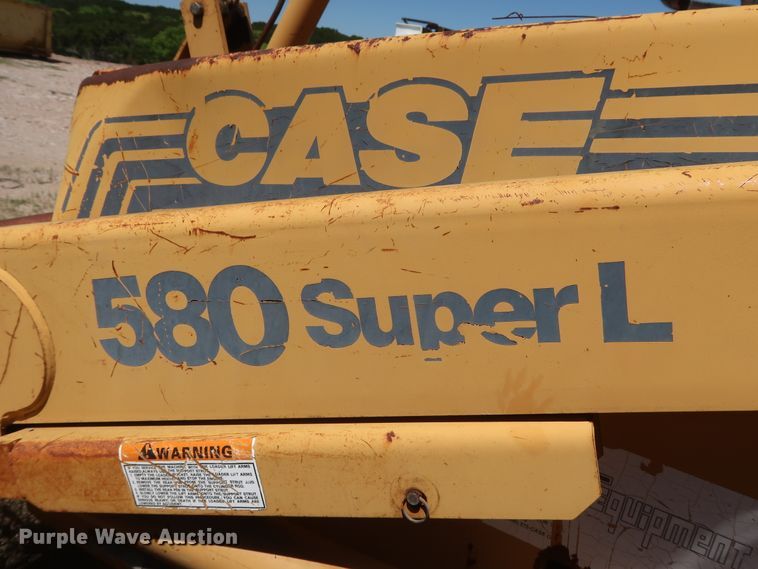 image for item GS9835 1995 Case 580 Super L  backhoe