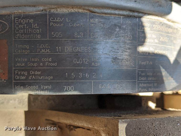 image for item GS9836 1996 Ford L8000 Impac refuse truck