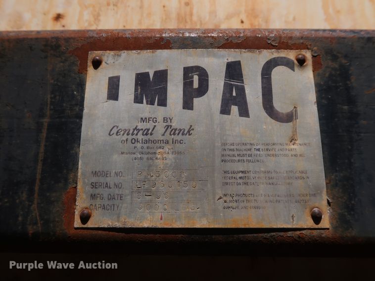 image for item GS9836 1996 Ford L8000 Impac refuse truck