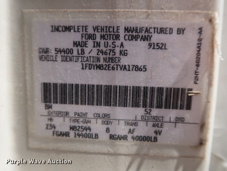 image for item GS9836 1996 Ford L8000 Impac refuse truck