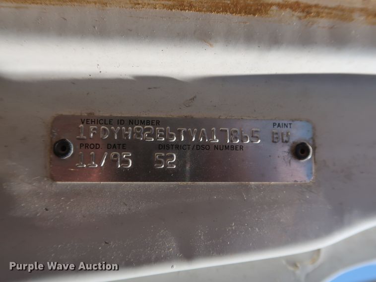 image for item GS9836 1996 Ford L8000 Impac refuse truck