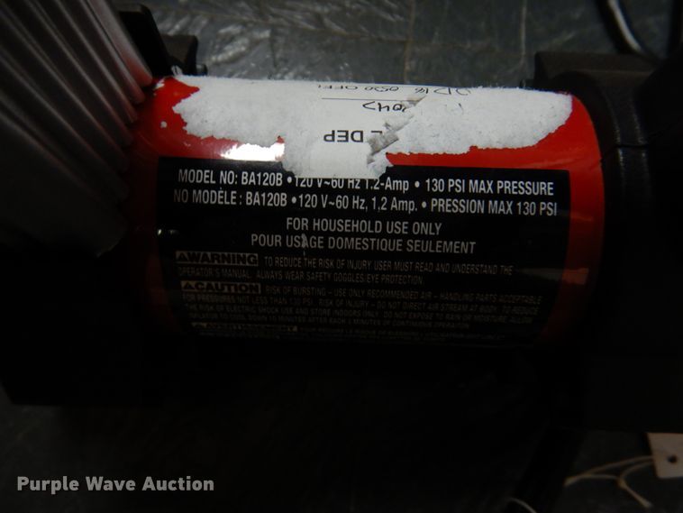 image for item GX9880 (2) air compressors