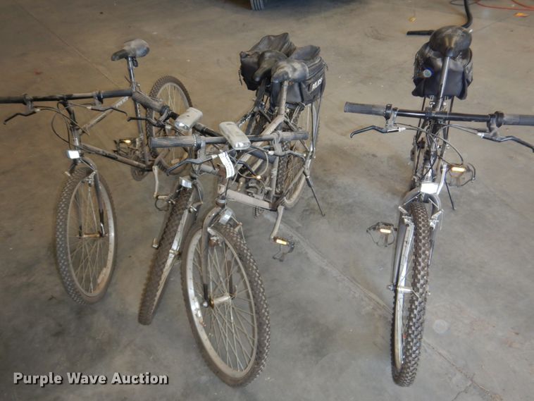 image for item GX9889 (4) Trek Mountain Track 800 police bicycles