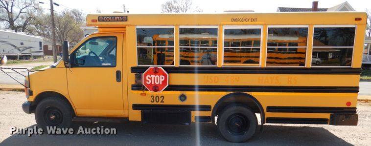 image for item GX9894 2001 GMC Savana G3500 Collins school bus