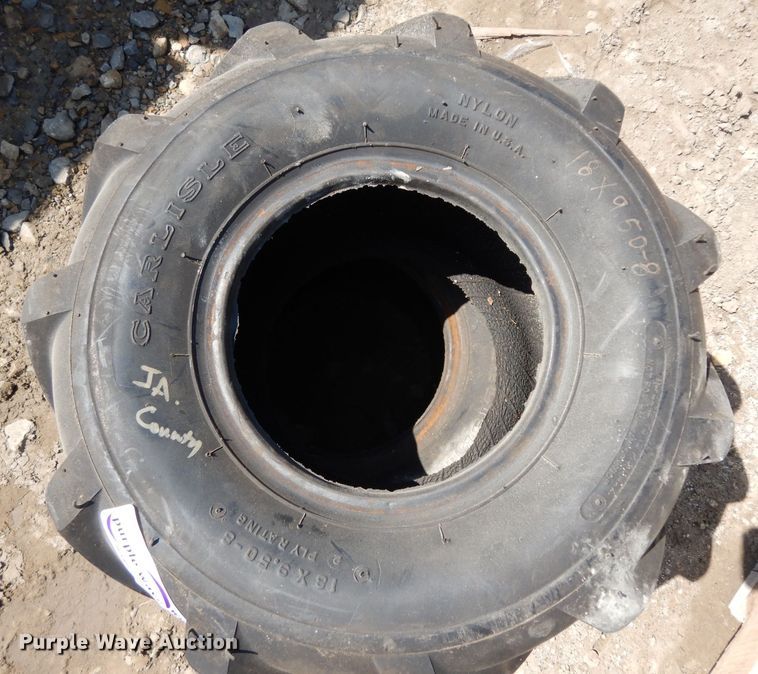 image for item HT9066 (2) Carlisle 18 x 9.50-8 tires