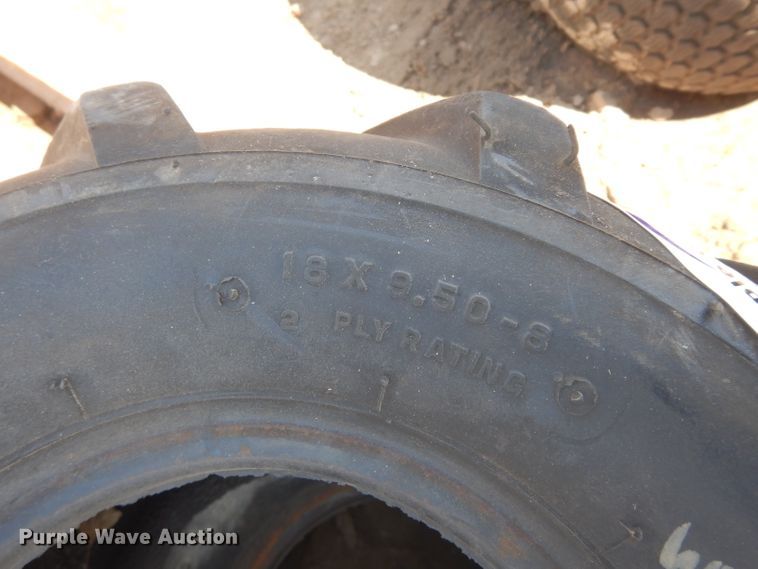 image for item HT9066 (2) Carlisle 18 x 9.50-8 tires