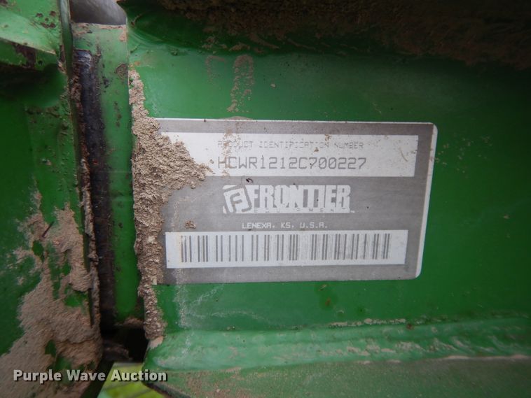 image for item DF6057 Frontier WR1212C hay rake