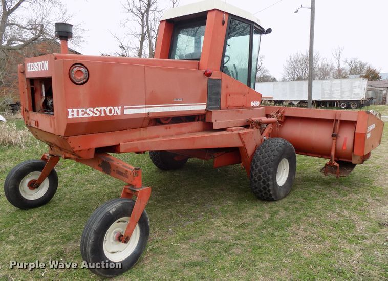 image for item DG2563 Hesston 6450 windrower