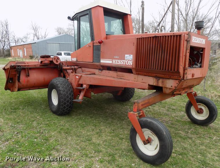 image for item DG2563 Hesston 6450 windrower
