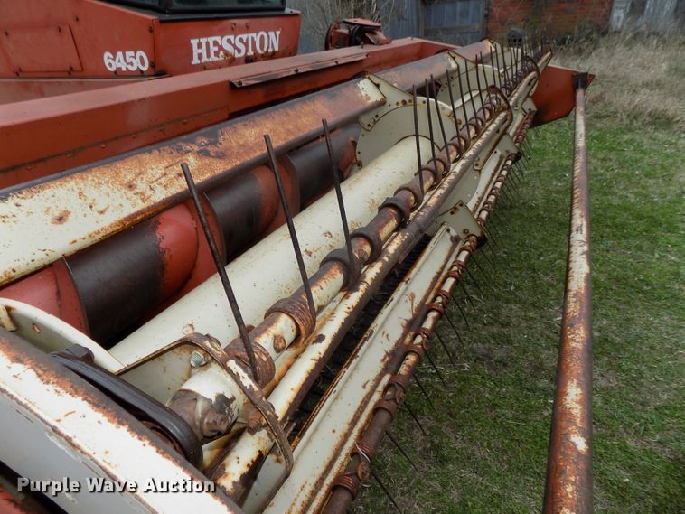 image for item DG2563 Hesston 6450 windrower
